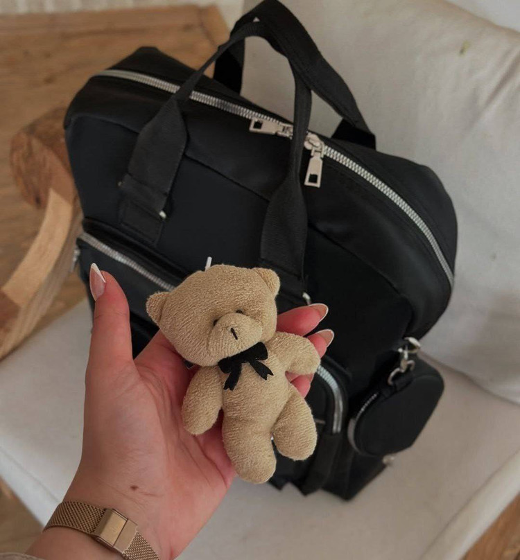 کیف دانشجویی عروسکی جنس دیبا ضد آب