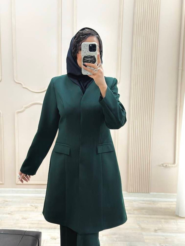 مانتو شلوار اداری سوپر مازراتی اعلا مدل مرجان تا سایز 48