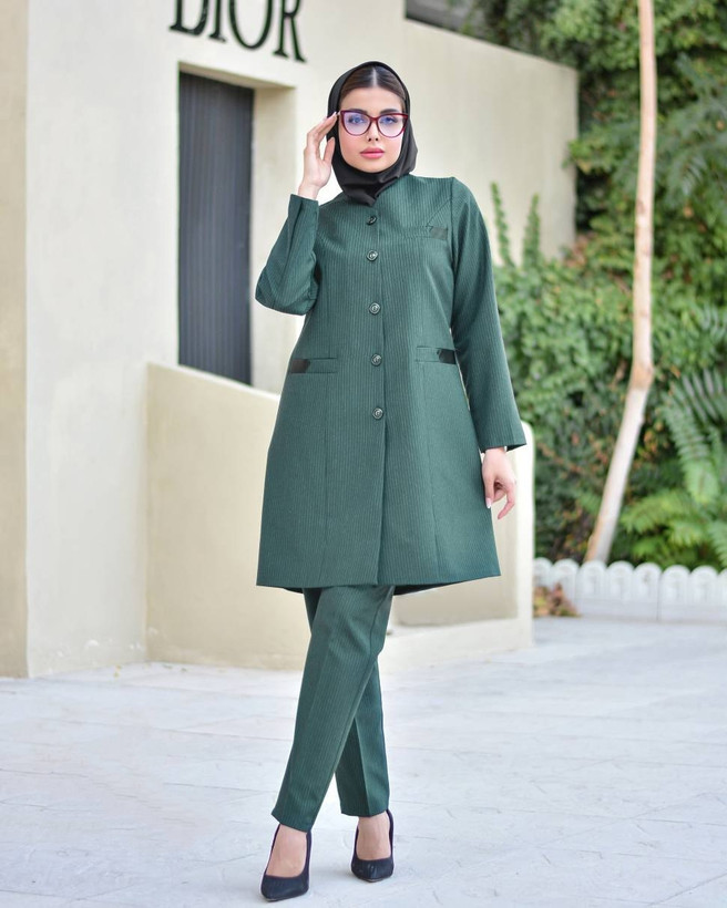 مانتو شلوار اداری دیپلمات پرشیا مدل مارال تا سایز ۵۲