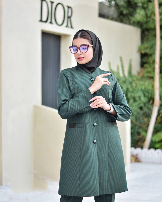 مانتو شلوار اداری دیپلمات پرشیا مدل مارال تا سایز ۵۲