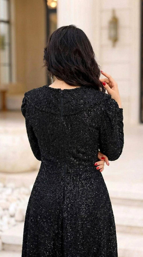 پیراهن مجلسی مزونی مدل سایه تا سایز 58