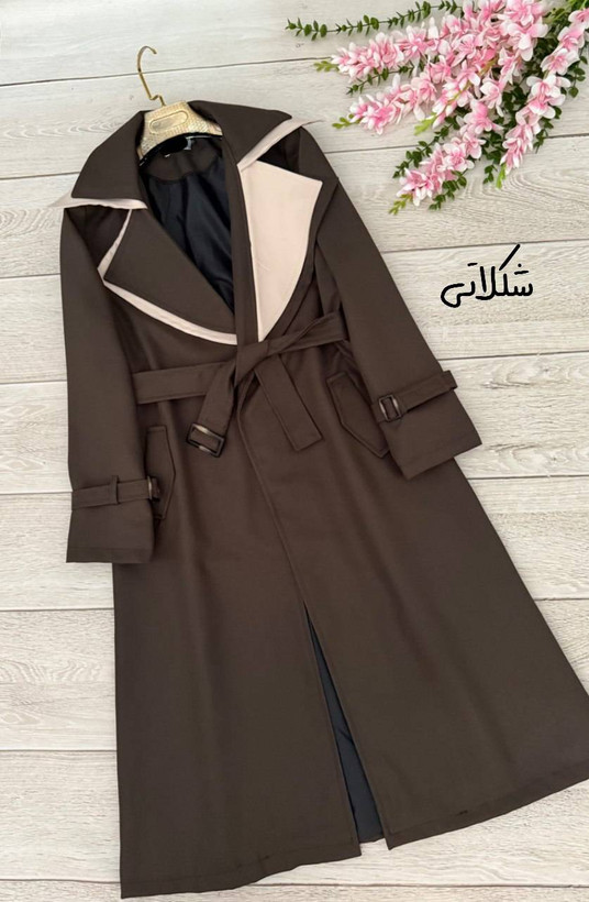 بارونی کتان تی سی آستر دار مدل رخ تا سایز 48