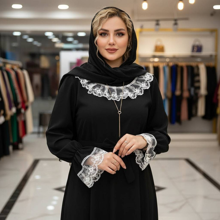 پیراهن عبایی الیزه با کیفیت مدل محبوبه تا سایز ۵۰